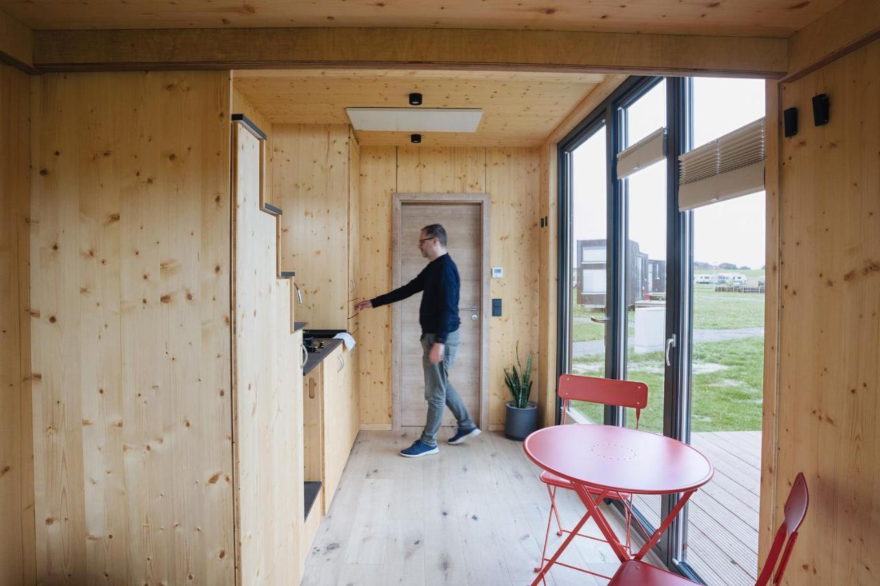 Tiny House Nature 12 Innenlage - Green Tiny Village Harlesiel คาโรลิเนนซีล ภายนอก รูปภาพ