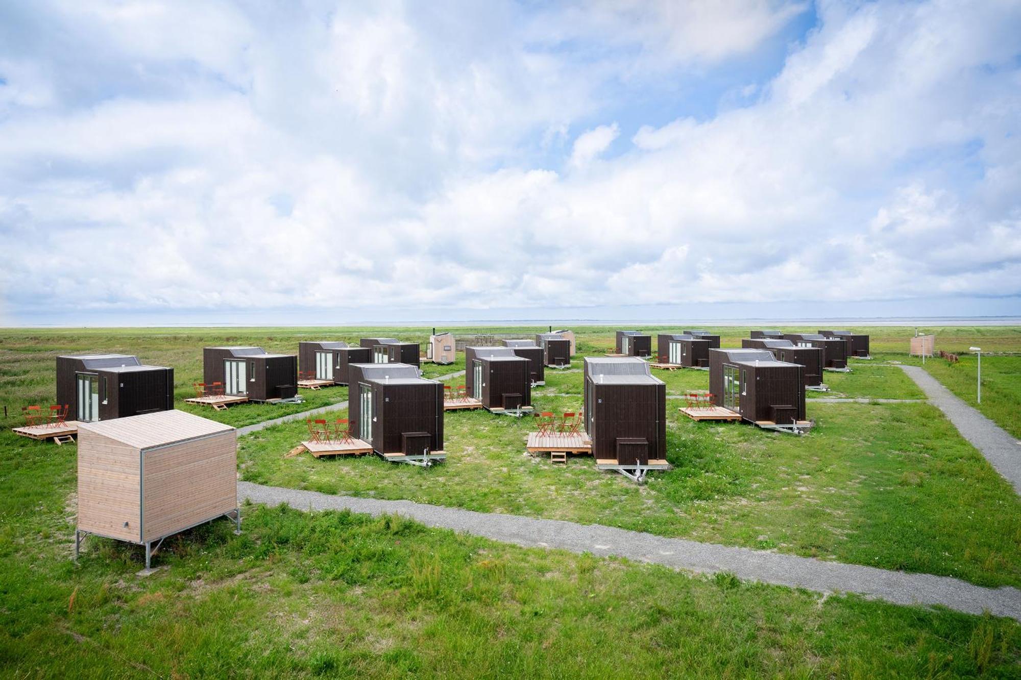 Tiny House Nature 12 Innenlage - Green Tiny Village Harlesiel คาโรลิเนนซีล ภายนอก รูปภาพ